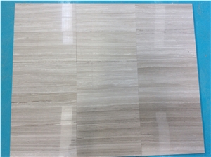 Bianco Piove Marble Tile 24"X12" Wooden White