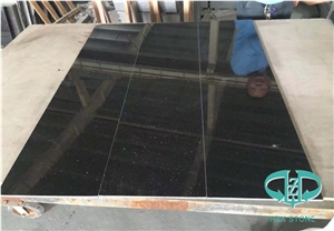 Black Galaxy Polished Tiles for House Decoration