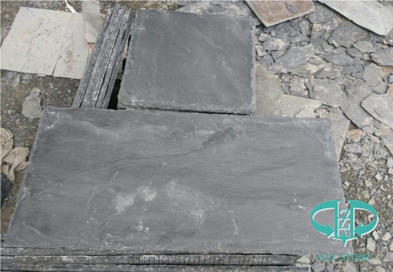Black Slate Natural Edge for Floor&Roof&Wall Use