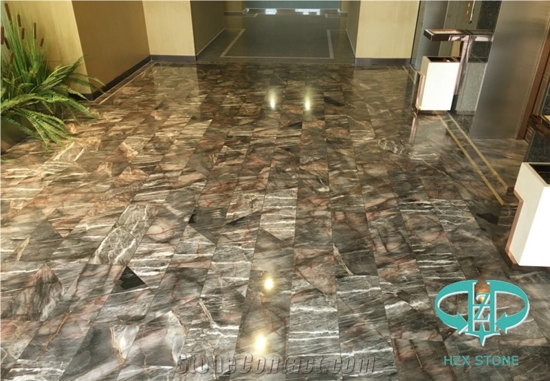 Blue Agate Slabs for Flooring - Walling