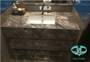 Blue Agate Slabs for Flooring - Walling