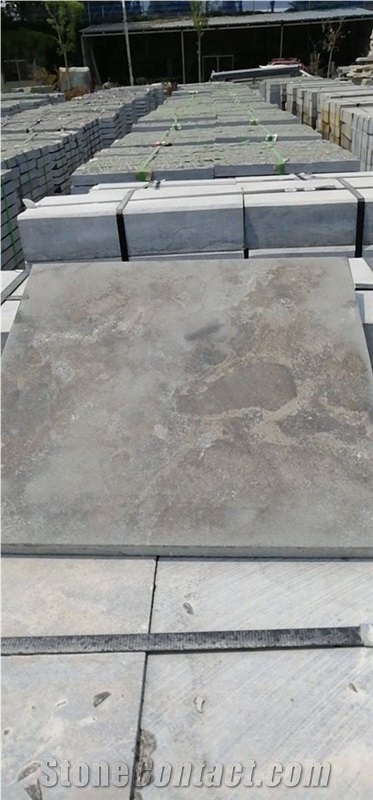 Blue Limestone Acid Wash Surface Slabs