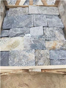 Blue Quartzite Culture Stone Square Scattered Stone