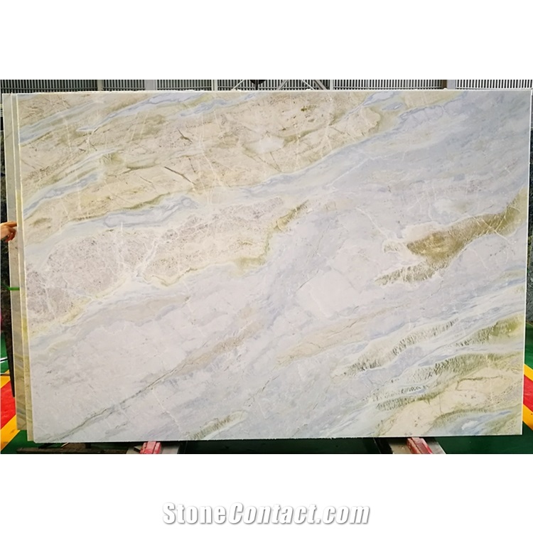 Blue River Marble/Green Jade Book Match Slabs