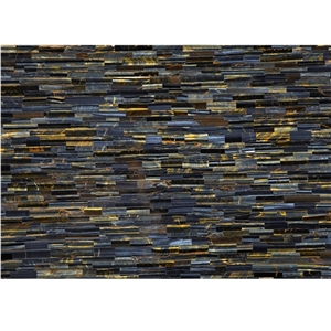 Blue Tiger Eye Semiprecious Stone- Gem Stone Slabs