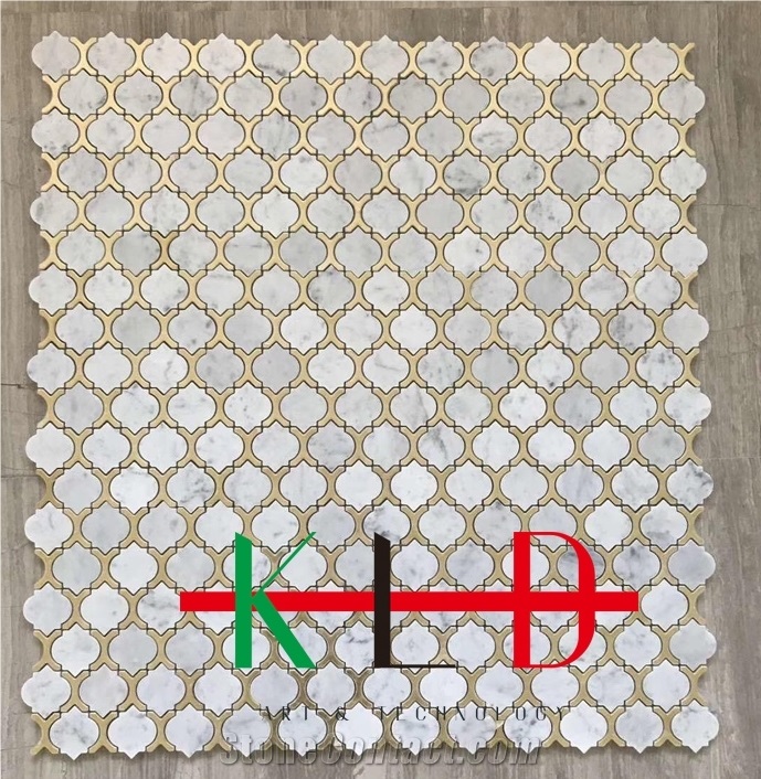 Border Design Metal Mosaic Waterjet