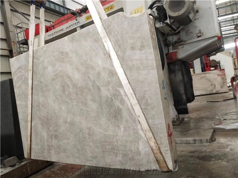 Brazil Luxury Light Grey Spring Quartz Stone