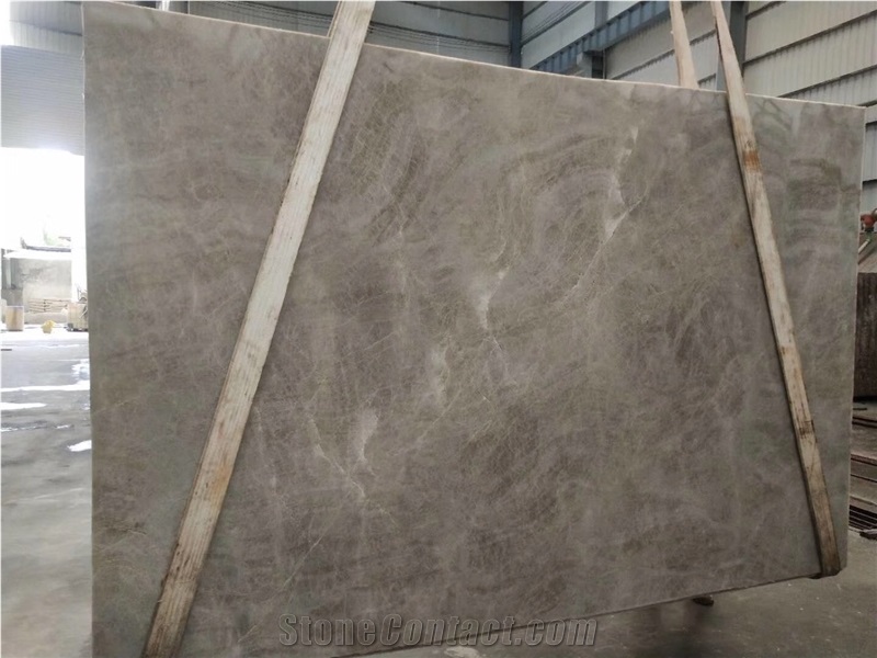 Brazil Luxury Light Grey Spring Quartz Stone