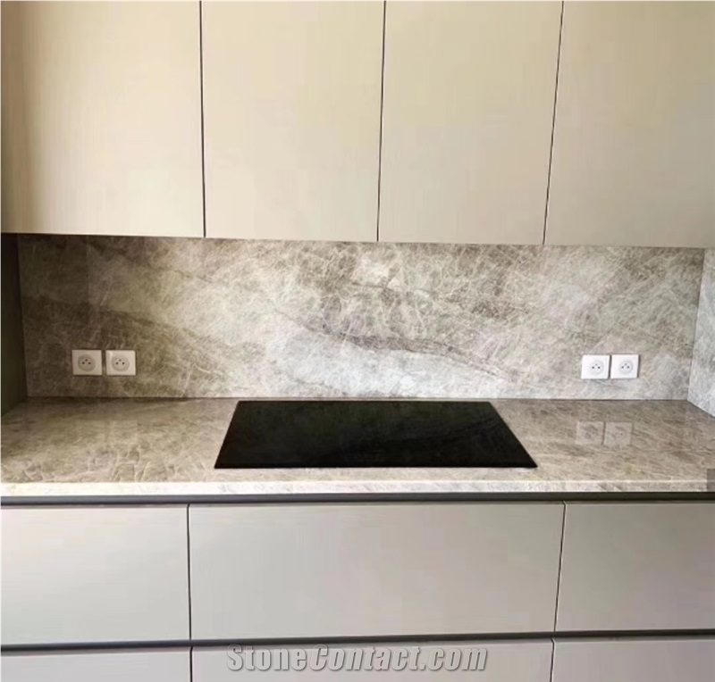 Brazil Natural Beige Quartize Countertops & Sinks
