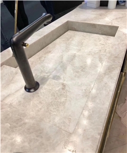Brazil Natural Beige Quartize Countertops & Sinks