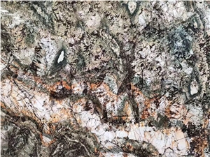 Brazil Rainforest Elf Marble Slab Book Matched
