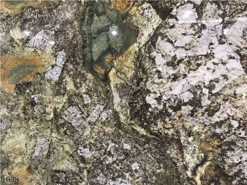 Brazil Shangri-La Granite Slab Wall Floor Tiles