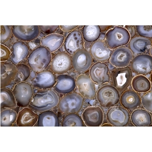 Building Matierals Brazil Agate Grey Semiprecious