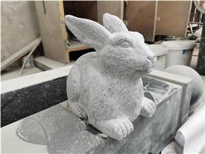 Bunny Dark Blue Rabbit Sculpture Bunny Dark Blue Rabbit Sculpture