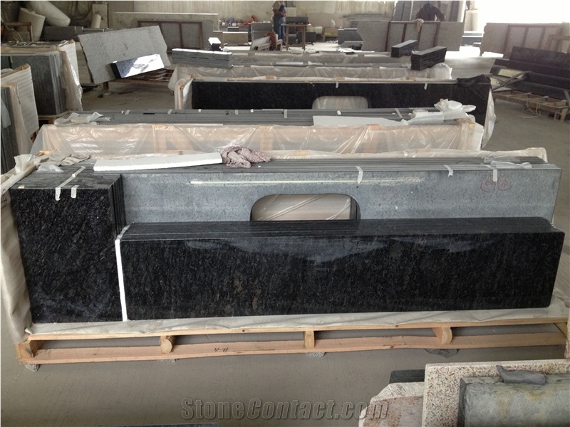 Butterfly Blue Granite Countertop/Vanity Tops