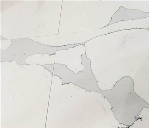 Calacatta Marble Look White Classic Quartz Slabs