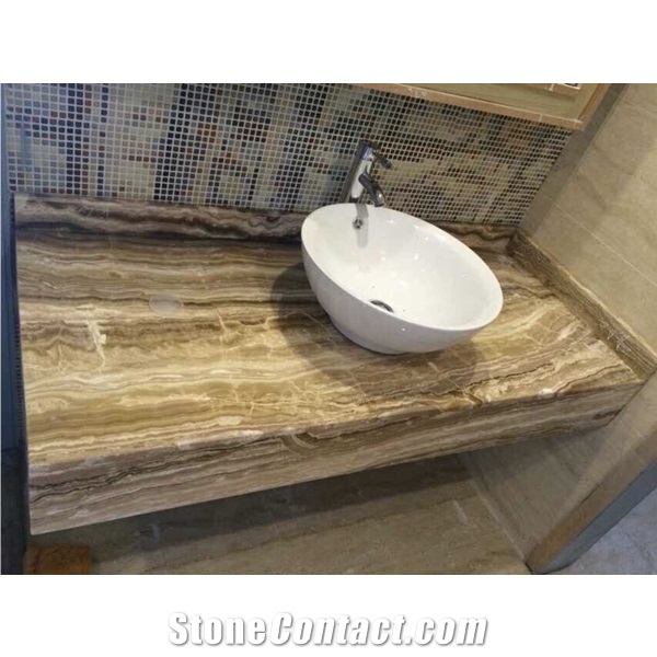 Cassata Travertine Stone for Tea Tables