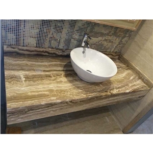 Cassata Travertine Stone for Tea Tables