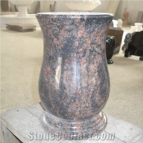 Cemetery Accessories Granite Vase for Columbarium