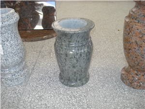 Cemetery Usage Natural Granite Flower Vase