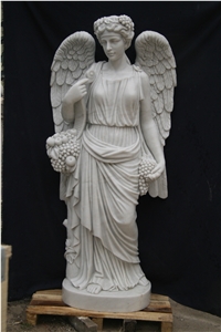 Cheaper White Marble Budha Statue Sculptures