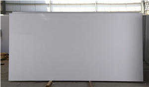China Artificial Marble White Spar Big Slab
