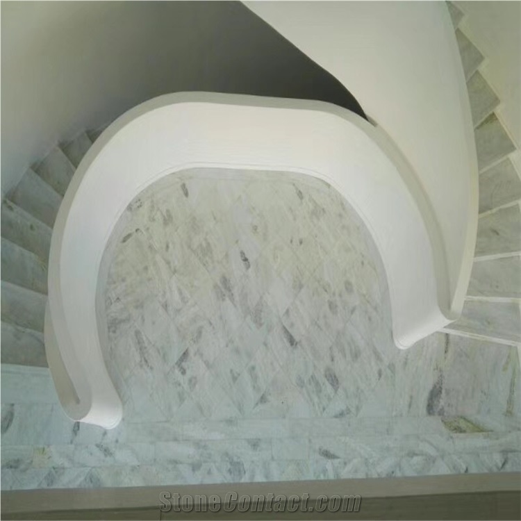 China Blue/River Lemon Ice Marble Steps