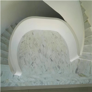 China Blue/River Lemon Ice Marble Steps