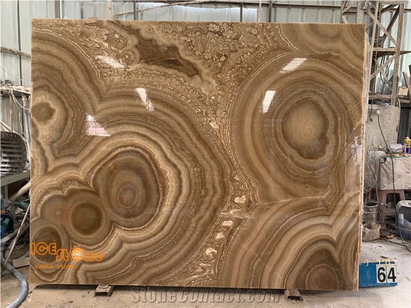 China Classic Onyx Slabs Nice Transparent