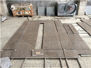 China Gold Diamond Tropic Brown Granite Tiles Slab