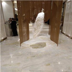 China Lemon Ice Marble Jade Floor Tiles China Lemon Ice Marble Jade Floor Tiles