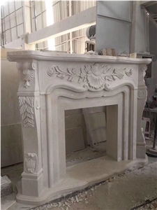 China New Design Marble Indoor Fireplace