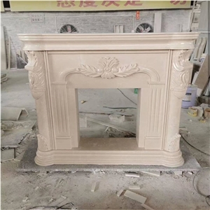 China New Design Marble Indoor Fireplace