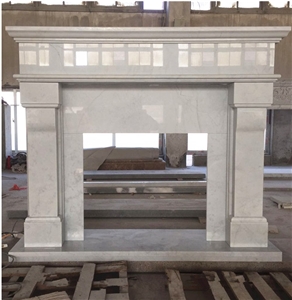 China New Design Marble Indoor Fireplace