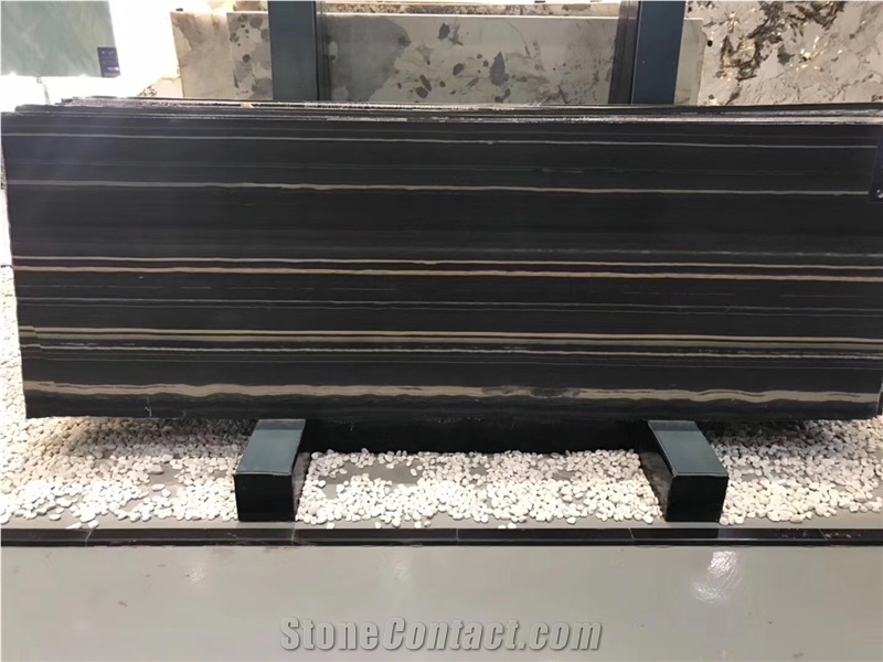 China Oscar Purple Wood Grain Marble Slab Tile