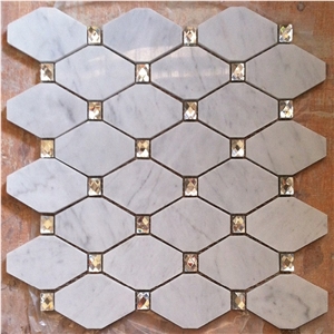 China Volaka Marble and Glass Mosaic Art
