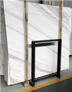 China Volakas Marble Slab, Crystal White Bianco China Volakas Marble Slab, Crystal White Bianco