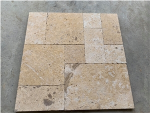 China Yellow Limestone Flooring and Wall Tiles