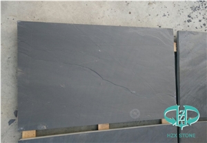 Chinese Black Slate Riven Surface Tiles