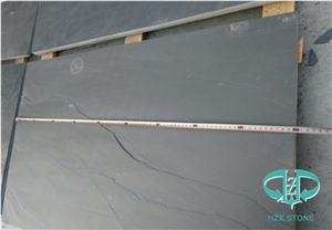 Chinese Black Slate Riven Surface Tiles