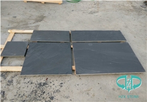 Chinese Black Slate Riven Surface Tiles