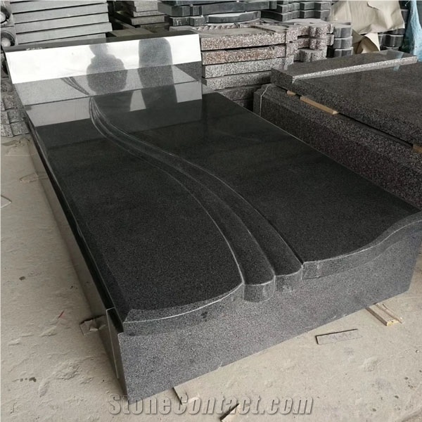 Chinese Granite Gravestone Engraved Tombstones