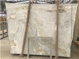 Chinese Polished Blue Sky Marble Ashlar Pattern
