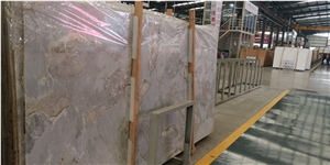 Chinese Polished Blue Sky Marble Ashlar Pattern