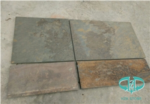 Chinese Rusty Slate Natural Split Tile for Floor