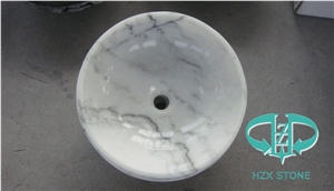 Cloud White Round Basins/Sink for Kitchen/Bathroom
