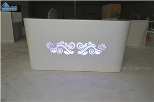 Corian Solid Surface Spa Reception Desk Modern