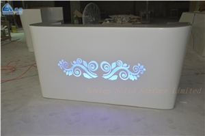 Corian Solid Surface Spa Reception Desk Modern
