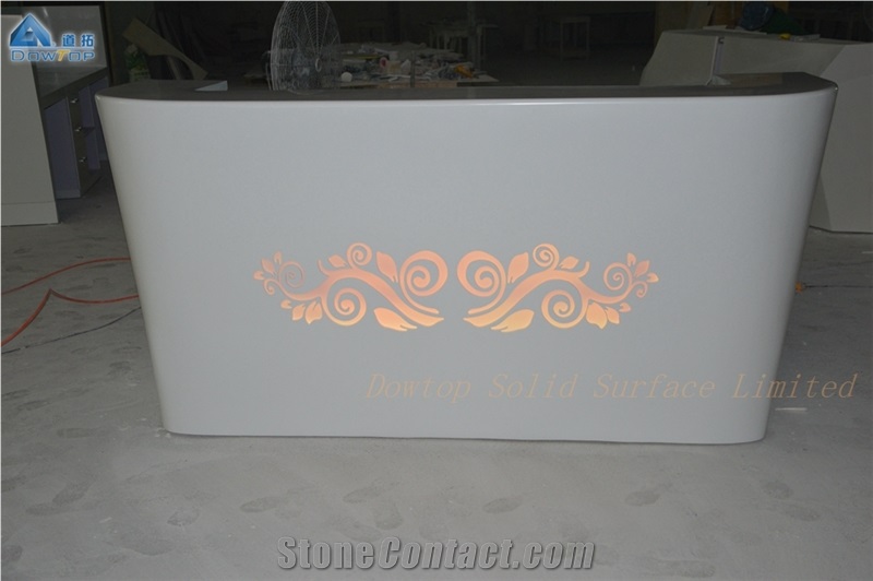 Corian Solid Surface Spa Reception Desk Modern