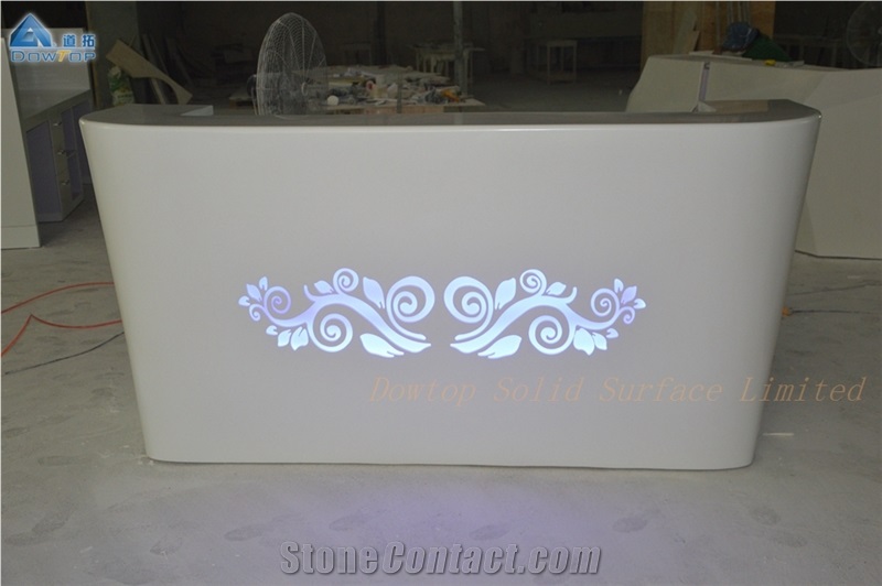 Corian Solid Surface Spa Reception Desk Modern